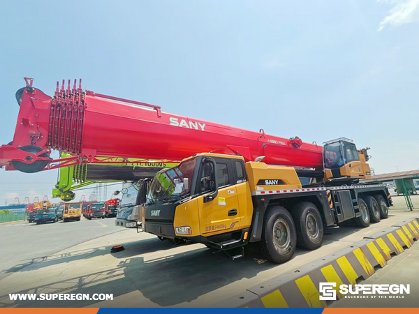 Ghana - 1 Unit SANY SYM5552JQZ100C Truck Crane