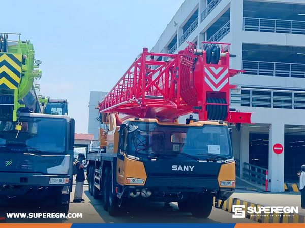 Ghana - 1 Unit SANY SYM5552JQZ100C Truck Crane