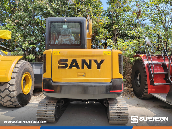 Samoa - 1  UNit SANY SY60C Hyraulic Excavator and Spare Parts