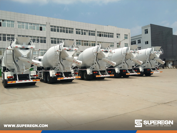 Algeria - 10 Units SHACMAN SX5255GJBJR334 Concrete Mixer Truck
