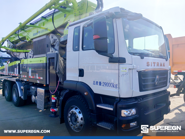 Algeria - 1 Unit ZOOMLION ZLJ5291THBKF Concrete Pump Truck