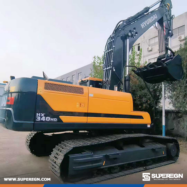 Algeria - 1 Unit HYUNDAI HX340HD Crawler Excavator