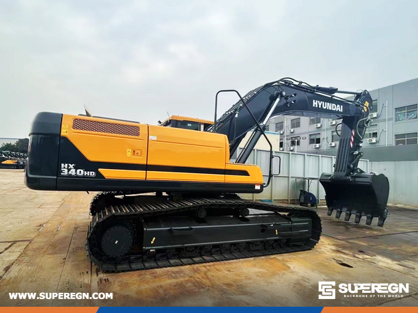 Algeria - 1 Unit HYUNDAI HX340HD Crawler Excavator
