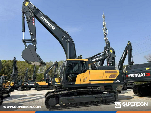 Algeria - 3 Units HYUNDAI HX340HD Crawler Excavator