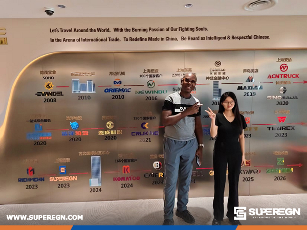 United States Client Visited SUPEREGN Ofiice